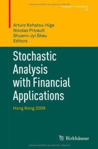 cover of the book Stochastic Analysis with Financial Applications: Hong Kong 2009