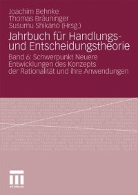 cover of the book Jahrbuch für Handlungs- und Entscheidungstheorie 6