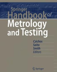 cover of the book Springer Handbook of Metrology and Testing