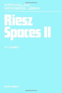 cover of the book Riesz spaces, Volume 2