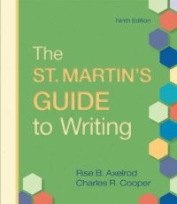 cover of the book The St. Martin's Guide to Writing