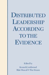 cover of the book Distributed leadership according to the evidence