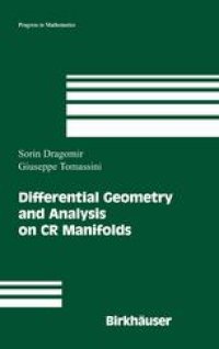 cover of the book Differential Geometry and Analysis on CR Manifolds