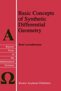 cover of the book Basic Concepts of Synthetic Differential Geometry