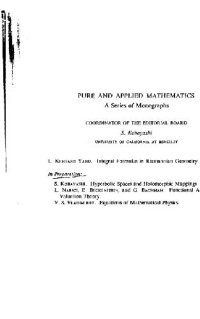 cover of the book Integral Formulas in Riemannian Geometry 