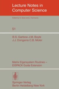 cover of the book Matrix Eigensystem Routines — EISPACK Guide Extension