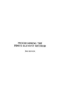 cover of the book Programming the finite element method