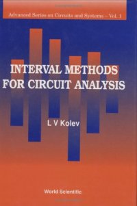 cover of the book Interval methods for circuit analysis