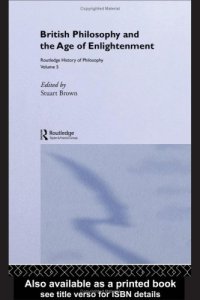 cover of the book Routledge History of Philosophy Volume V: British Empiricism and the Enlightenment