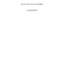 cover of the book La Regenta