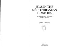 cover of the book Jews in the Mediterranean Diaspora: From Alexander to Trajan (323 BCE-117 CE)