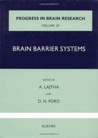 cover of the book Progress in Brain Research Volume 29 Brain Barrier Systems