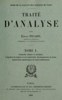 cover of the book Traité d'analyse, tome 1