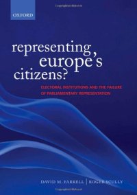 cover of the book Representing Europe's Citizens?: Electoral Institutions and the Failure of Parliamentary Representation