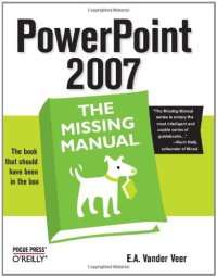 cover of the book Powerpoint 2007: The Missing Manual