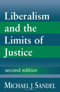 cover of the book Liberalism and the limits of justice