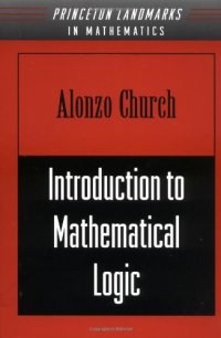 cover of the book Introduction to Mathematical Logic, Volume 1