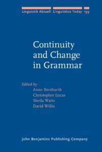 cover of the book Continuity and Change in Grammar (Linguistik Aktuell Linguistics Today)