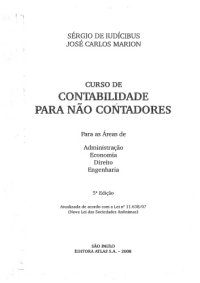 cover of the book Curso de Contabilidade para Não Contadores