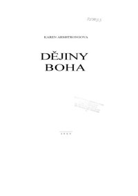 cover of the book Dějiny Boha