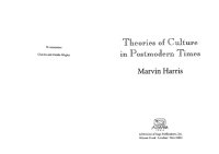 cover of the book Theories of Culture in Postmodern Times