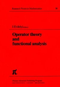 cover of the book Operator theory and functional analysis