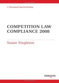 cover of the book Competition Law Compliance 2008