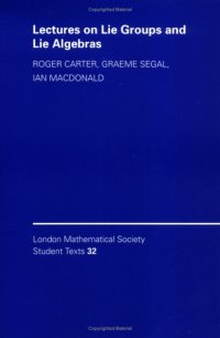 cover of the book Lectures on Lie groups and Lie algebras