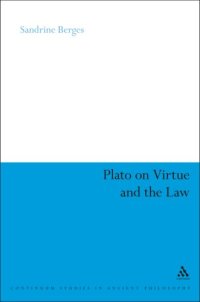 cover of the book Plato on Virtue and the Law