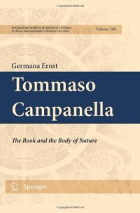 cover of the book Tommaso Campanella: The Book and the Body of Nature