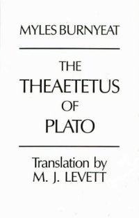 cover of the book The Theaetetus of Plato