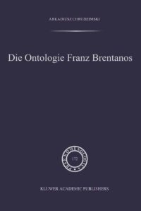 cover of the book Die Ontologie Franz Brentanos