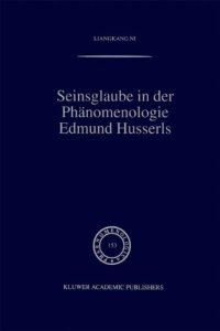 cover of the book Seinsglaube in der Phänomenologie Edmund Husserls