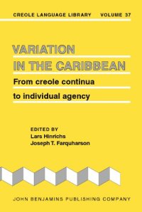 cover of the book Variation in the Caribbean: From creole continua to individual agency