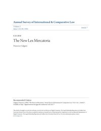 cover of the book The New Lex Mercatoria