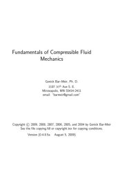 cover of the book Fundamentals of Compressible Fluid Mechanics