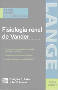 cover of the book Fisiología renal de Vander