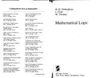 cover of the book Mathematical logic