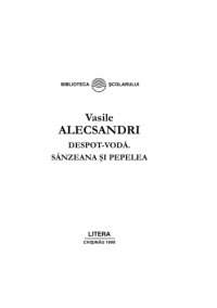 cover of the book Despot-Voda, Sânzeana si Pepelea