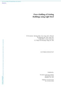 cover of the book Over-cladding of existing buildings using light steel