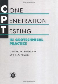 cover of the book Cone penetration testing in geotechnical practice