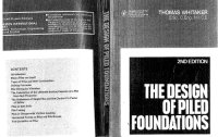 cover of the book Design of Piled Foundations (Structures and solid body mechanics)