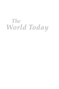 cover of the book The World Today: Current Problems and Their Origins, 5th Edition