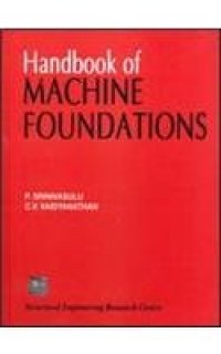 cover of the book Handbook of machine foundations