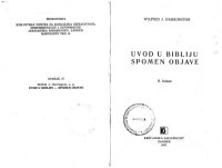 cover of the book Uvod u Bibliju Spomen objave