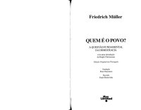 cover of the book Quem é o Povo?: A Questão Fundamental da Democracia