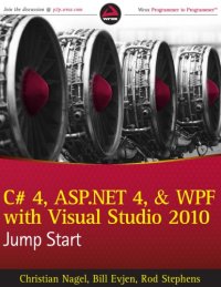 cover of the book C# 4, ASP.NET 4, and WPF, with Visual Studio 2010 Jump Start