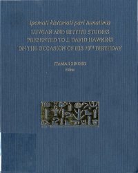 cover of the book Luwian and Hittite studies presented to J. David Hawkins on the occasion of his 70th birthday