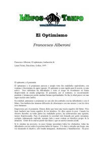 cover of the book El optimismo