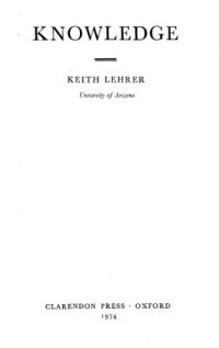 cover of the book Knowledge